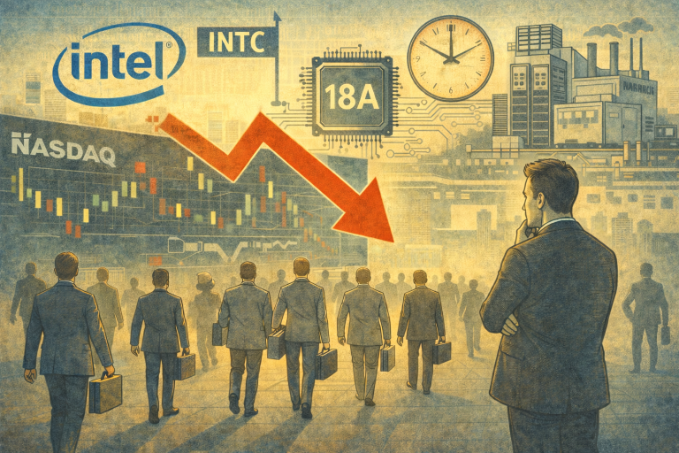 Why Intel stock is down today: INTC falls ahead of Q4 earnings report