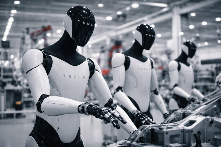 Tesla jumps 4% on Optimus buzz and market rebound momentum